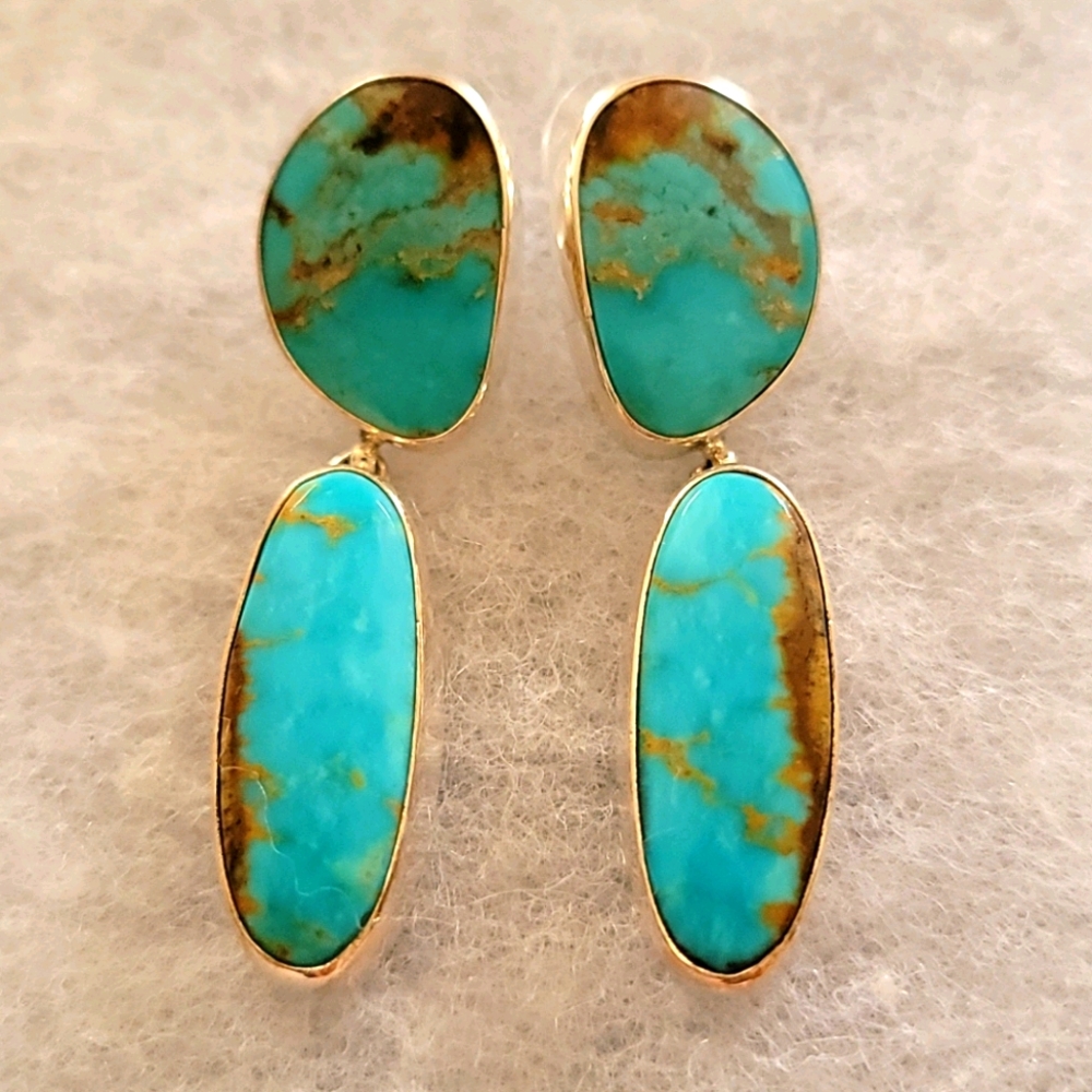 Sonoran Golden Turquoise Earings